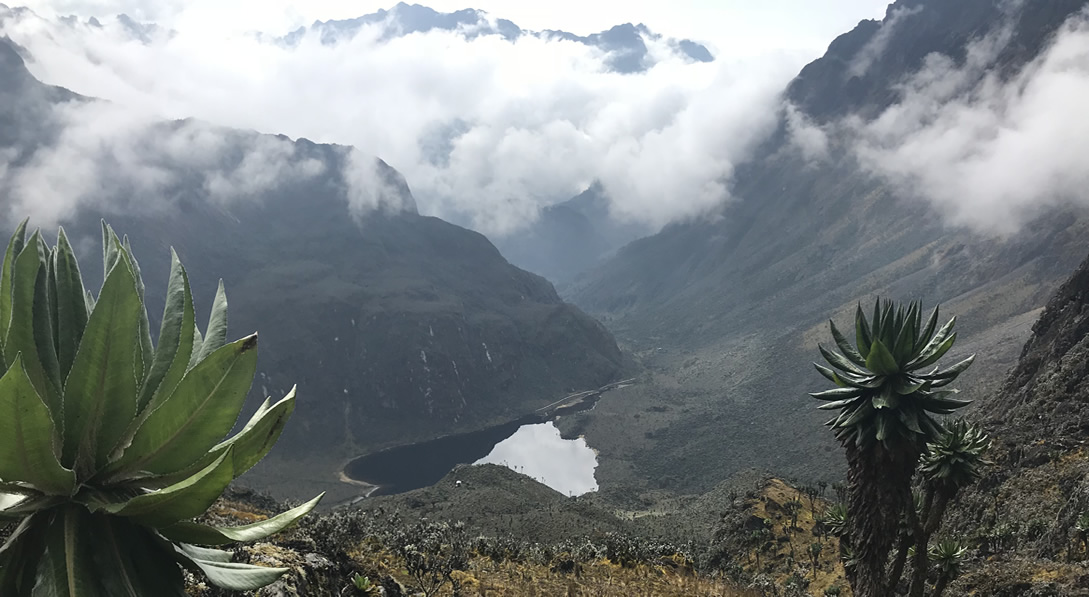 Lakes on Mount rwenzori